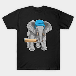 Elephant Cricket Cricket bat T-Shirt